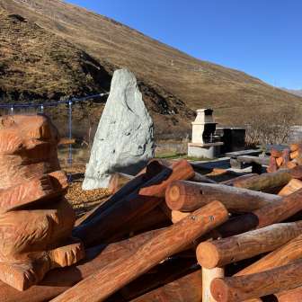 Spielplatz und Feuerstelle Avers Juppa