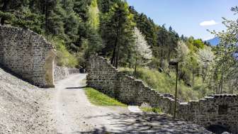 Die Porta Rhaetica bei Rothenbrunnen