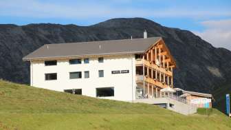 Das Hotel Avers im Sommer