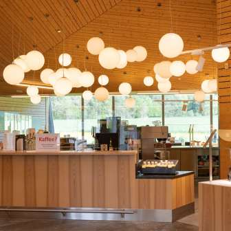 Restaurant in der Raststätte Viamala