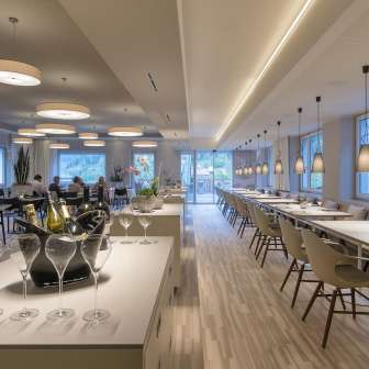 Das Restaurant "1848" im Hotel Weiss Kreuz Thusis