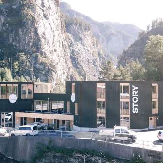 Die Story Thusis im Sommer