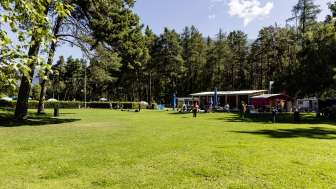 Das Restaurant in der Badi Thusis