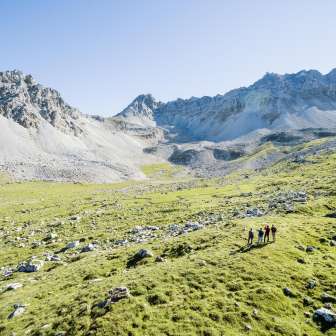 Moorlandschaft Anarosa mit Lai Pintg