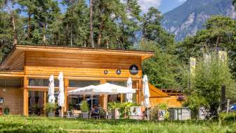 Das Restaurant Viamala vom TCS Camping in Thusis