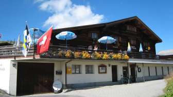 Das Berghaus Obergmeind im Winter